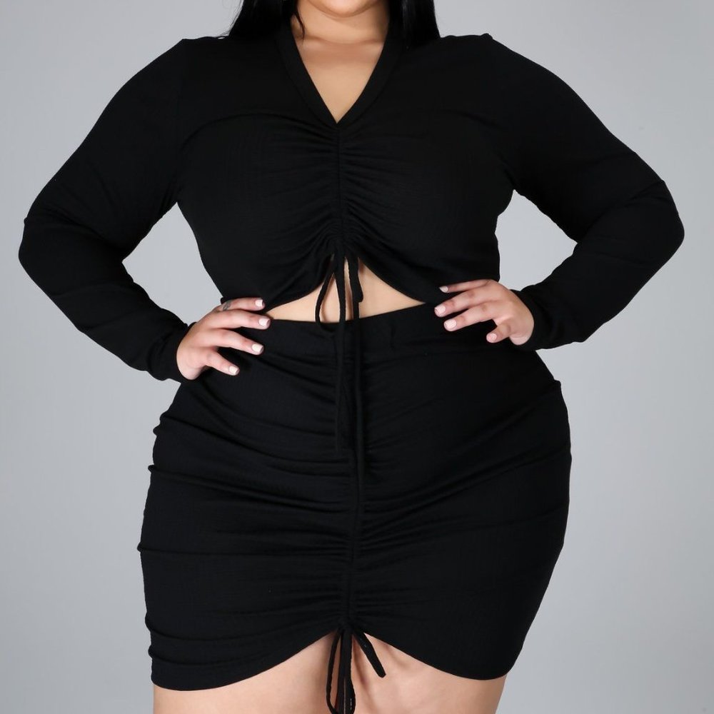 Plus Size Skirt Set